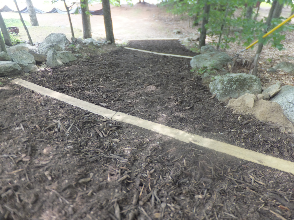 Image of Erosion control mulch for landscaping